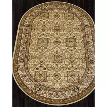 Ковёр овальный Olympos d868, размер 100x200 см, цвет cream