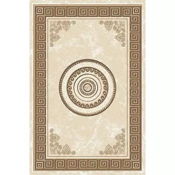 Ковёр овальный Oscar 198, размер 200х400 см, цвет beige/lbrown