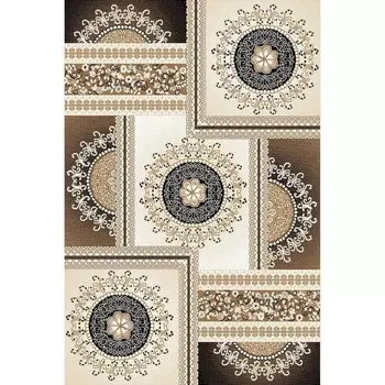 Ковёр овальный Oscar 208, размер 120х250 см, цвет lbrown/lbrown