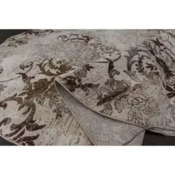 Ковёр овальный Karmen Hali Quantum, размер 78x150 см, цвет brown/brown