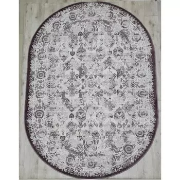 Ковёр овальный Rimma Lux 36903A, размер 120x170 см, цвет cream/lila