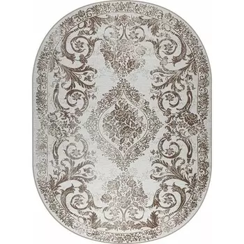 Ковёр овальный Rimma Lux 36932J, размер 160x300 см, цвет cream/d.beige