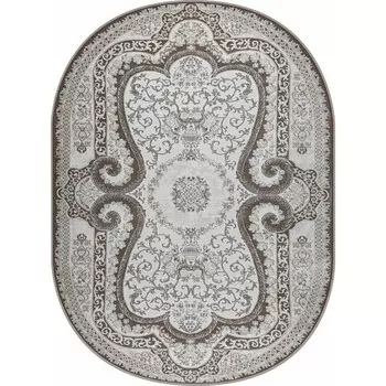 Ковёр овальный Rimma Lux 36933K, размер 120x170 см, цвет cream/d.beige