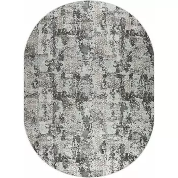 Ковёр овальный Rimma Lux 39459X, размер 80x150 см, цвет cream/grey