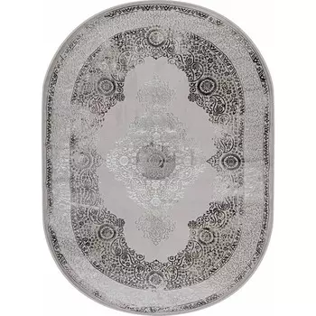 Ковёр овальный Roma 37908D, размер 83x150 см, цвет beige fls / beige fl