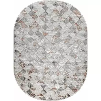 Ковёр овальный Roma 37914A, размер 83x150 см, цвет bakir fls / beige fl