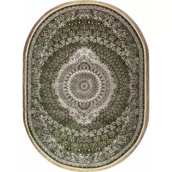 Ковёр овальный Rubin 20058A, размер 250x350 см, цвет green / green
