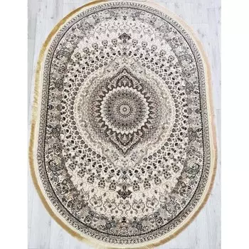 Ковёр овальный Rubin 20058A, размер 250x400 см, цвет cream/cream