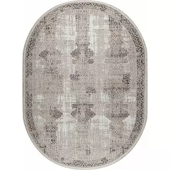 Ковёр овальный Sanat Viscon 36937A, размер 150x300 см, цвет brown / beige