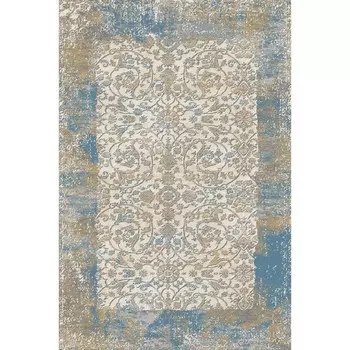 Ковёр овальный Sehzade 04239A, размер 240х350 см, цвет brown/mustard