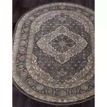 Ковёр овальный Serenity d736, размер 80x140 см, цвет beige