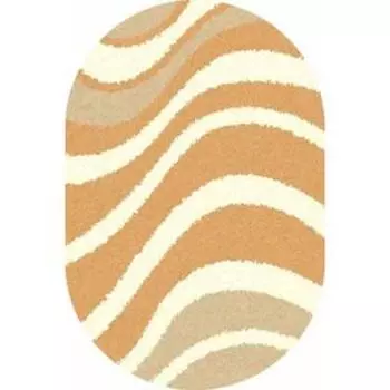 Ковёр овальный Shaggy ultra s607, размер 200 х 500 см, цвет beige