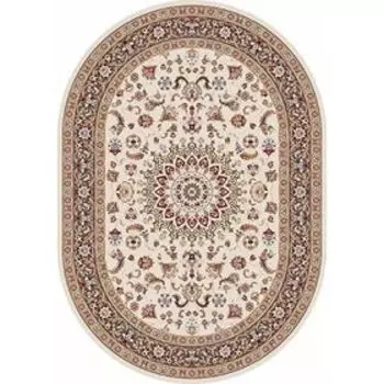 Ковёр овальный Merinos Shahreza, размер 200x400 см, цвет cream-brown mр