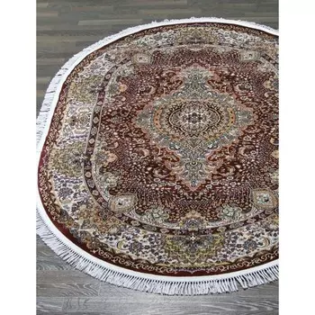 Ковёр овальный Shahreza D414, размер 80x133 см, цвет red