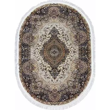 Ковёр овальный Shahreza, размер 160x300 см, дизайн cream-navy