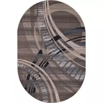 Ковёр овальный Merinos Sierra, размер 250x400 см, цвет beige-brown 2