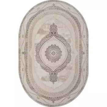 Ковёр овальный Siesta, размер 273x480 см, дизайн bone/gray