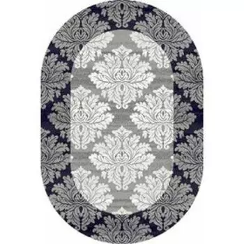Ковёр овальный Merinos Silver, размер 200x400 см, цвет gray mр