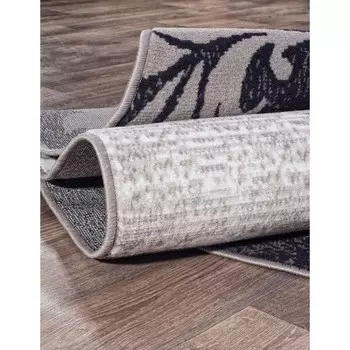 Ковёр овальный Silver d216, размер 80x150 см, цвет gray