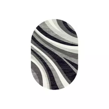 Ковёр овальный Silver d234, размер 80 х 150 см, цвет gray
