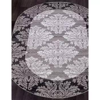 Ковёр овальный Silver, размер 100x200 см, цвет gray