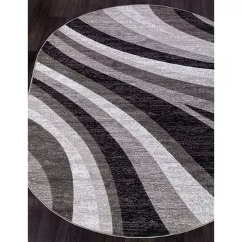 Ковёр овальный Silver, размер 200x400 см, цвет gray