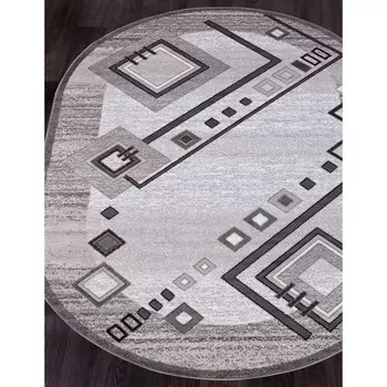 Ковёр овальный Silver, размер 200x400 см, цвет gray