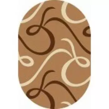 Ковёр овальный Sunrise 2 v803, размер 200x400 см, цвет mustard