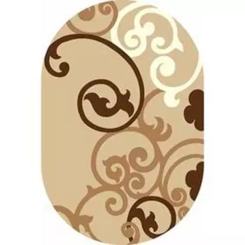 Ковёр овальный Sunrise 2 v805, размер 200x500 см, цвет beige