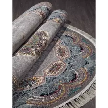 Ковёр овальный Tehran 7592, размер 150x225 см, цвет gray