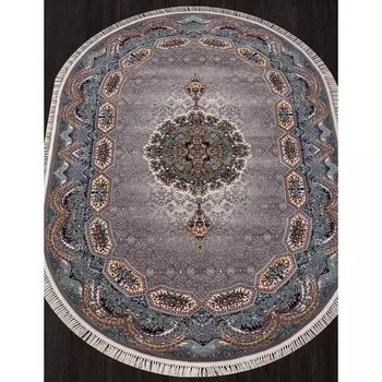 Ковёр овальный Tehran, размер 80x150 см, цвет gray