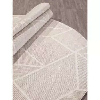 Ковёр овальный Tornado f057, размер 100x200 см, цвет beige