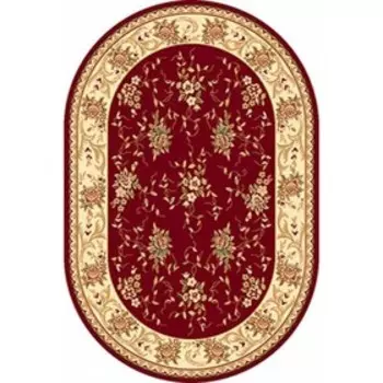 Ковёр овальный Valencia 5455, размер 150 х 400 см, цвет red
