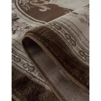 Ковёр овальный Merinos Valencia Deluxe, размер 100x200 см, цвет brown mр