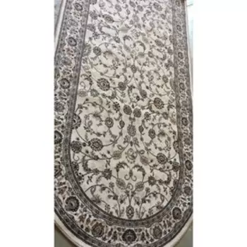 Ковёр овальный Valencia Deluxe d251, размер 150 х 400 см, цвет cream-brown