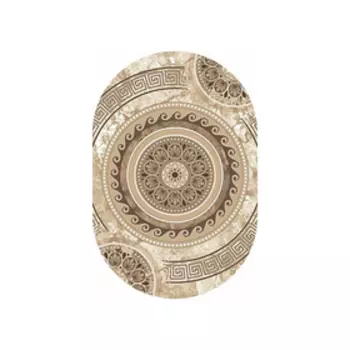 Ковёр овальный Valencia Deluxe d300, размер 150 х 300 см, цвет cream-brown