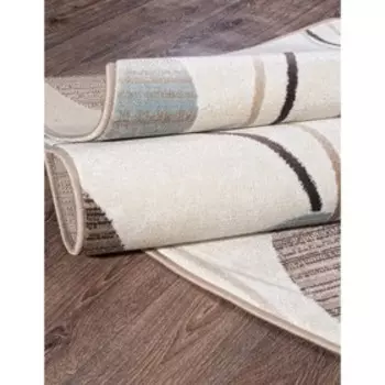 Ковёр овальный Valencia deluxe d301, размер 80x150 см, цвет cream-brown