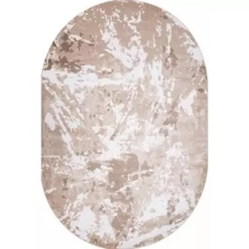 Ковёр овальный Merinos Valencia Deluxe, размер 200x400 см, цвет beige-brown