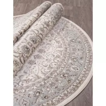 Ковёр овальный Valencia deluxe f014, размер 300x400 см, цвет cream-l.blue