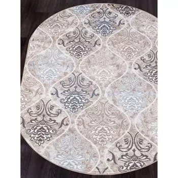 Ковёр овальный Valencia deluxe, размер 200x400 см, цвет cream-brown