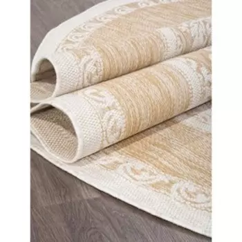 Ковёр овальный Vegas s001, размер 140x200 см, цвет beige