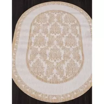 Ковёр овальный Vegas s001, размер 80x150 см, цвет cream