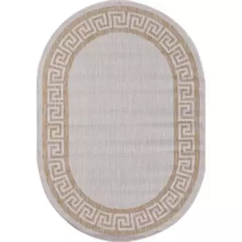 Ковёр овальный Vegas s002, размер 140x200 см, цвет cream