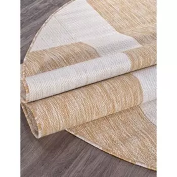 Ковёр овальный Vegas s005, размер 60x110 см, цвет beige