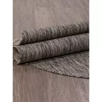 Ковёр овальный Vegas s112, размер 80x150 см, цвет dark gray