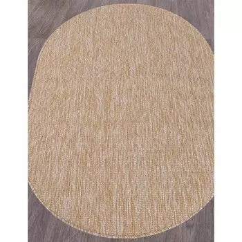 Ковёр овальный Vegas s115, размер 60x110 см, цвет beige