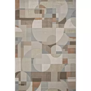 Ковёр прямоугольный Afina, размер 160x300 см, дизайн brown/pudra