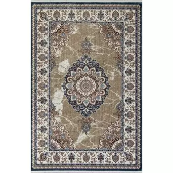 Ковёр прямоугольный Alpin Asadu, размер 160x230 см, цвет d.blue fdy/beige fdy