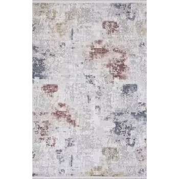 Ковёр прямоугольный Alpin Lotus, размер 120x180 см, цвет grey/red