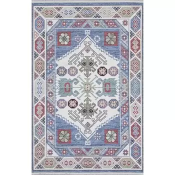 Ковёр прямоугольный Alpin Lotus, размер 160x230 см, цвет blue/cream